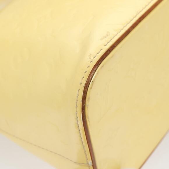 LOUIS VUITTON Monogram Vernis Houston Hand Bag Perle M91342 - Picture 10 of 16